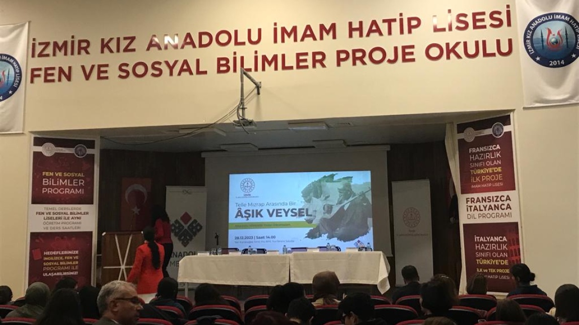 İzmir İl Müdürlüğünün Anadolu Mektebim Yazar Okumaları Projesi kapsamında düzenlediği 